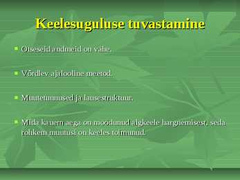 Maailma keeled ja keelkonnad #5