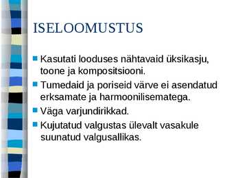 Realismi iseloomustus #4