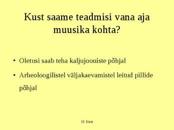 Muusika ajalugu #2