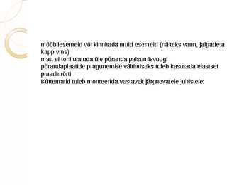 Küttekaablid ja matid #15