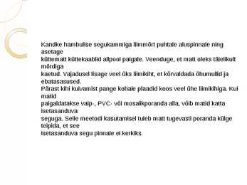Küttekaablid ja matid #23