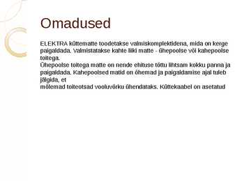 Küttekaablid ja matid #8