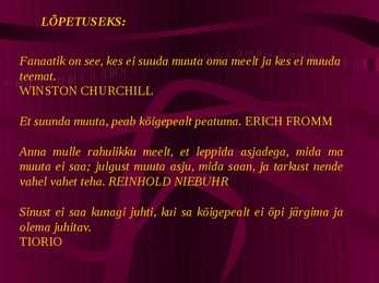 Organisatsioonikultuur organisatsiooni muutuste toetajana ta #22