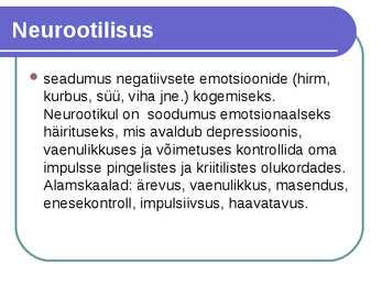 Juhile vajalikud isikuomadused #4