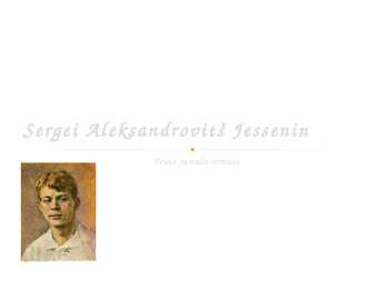 Sergei Jessenin