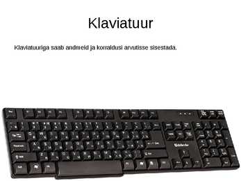 Arvuti riistvara slaidiesitlus #19