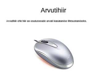 Arvuti riistvara slaidiesitlus #20