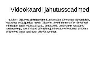 Arvuti riistvara slaidiesitlus #10