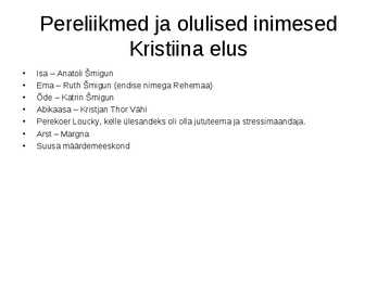 Kristina Šmigun Vähi referaat #3