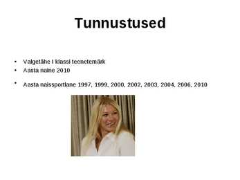 Kristina Šmigun Vähi referaat #8