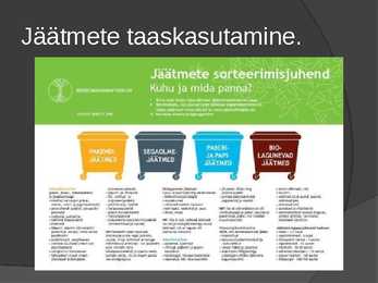 Ökoloogia ja keskkonnakaitse tehnoloogia presentatsioon #11