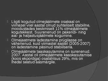 Ökoloogia ja keskkonnakaitse tehnoloogia presentatsioon #10