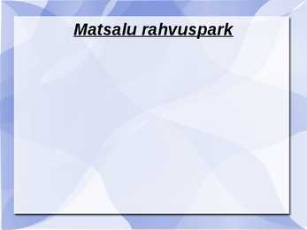 Matsalu rahvuspark