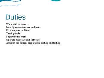 Information technology specialists #4