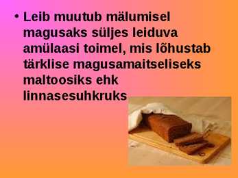Tärklise ettekanne #5