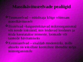 Massihävitusrelvad #3