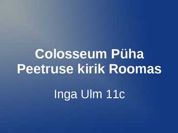 Colosseum Püha Peetruse kirik Roomas
