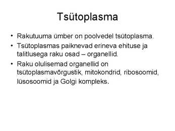 Bioloogia konspekt #7