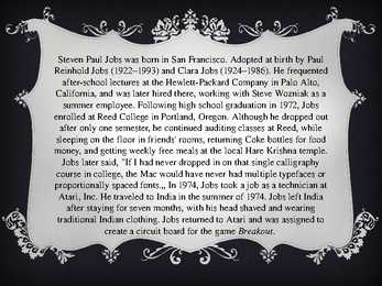 Steve Jobs Presentation #2