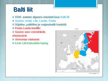 Eesti välispoliitika 1920-1940 #3