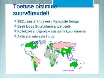 Eesti välispoliitika 1920-1940 #5