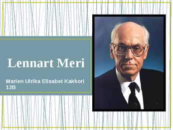 Lennart Meri