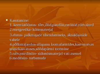 Taastumatud loodusvarad #13