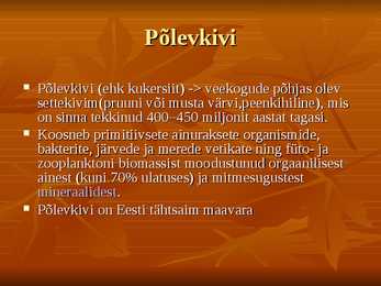 Taastumatud loodusvarad #4