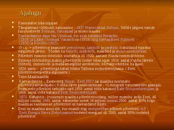 Taastumatud loodusvarad #5