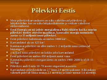 Taastumatud loodusvarad #6