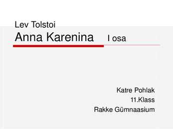 Lev Tolstoi-Anna Karenina