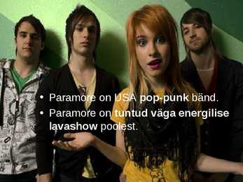 Bändi slaidshow paramore #2