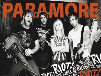 Bändi slaidshow paramore