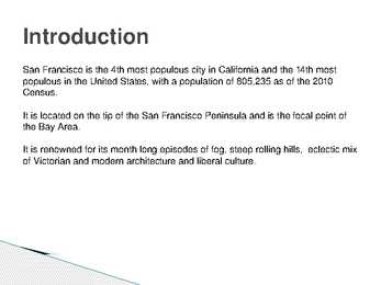 San Francisco powerpoint esitlus #2