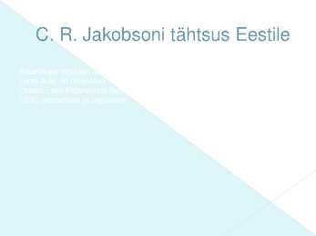 Carl Robert Jakobson #10