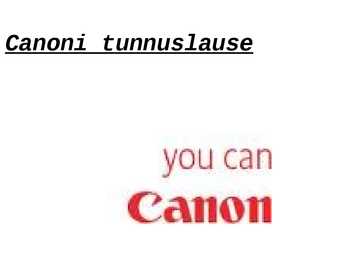 Suurfirma Canon #4