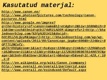 Suurfirma Canon #9