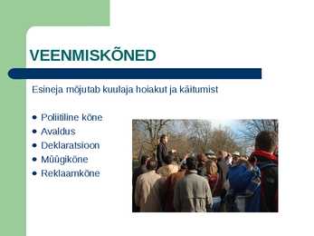 Kõne liigid #3