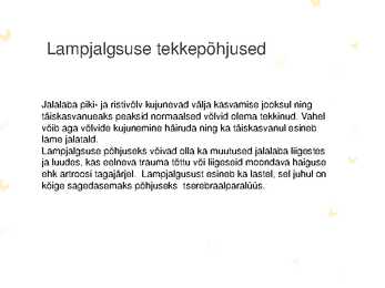 Lampjalgsus #3