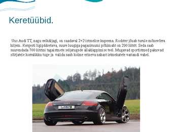 Minu lemmikauto Audi TT Coupé #7