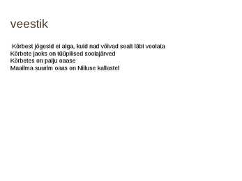 Kõrbe loodus #6