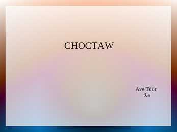 Choctaw