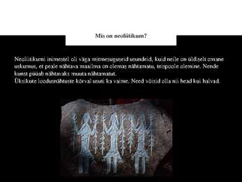 Neoliitiline kunst - kunstiajalugu #3
