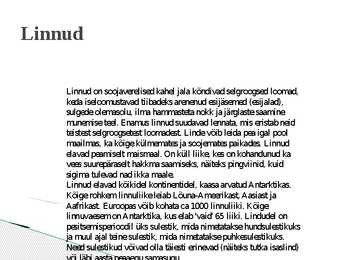 Selgroogsed loomad ja nende iseloomustused #2