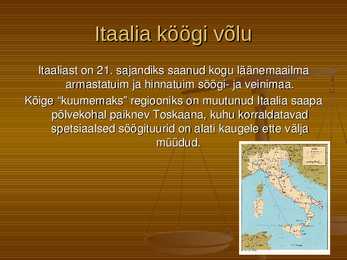 Itaalia köök #2
