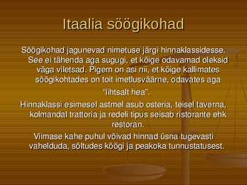 Itaalia köök #4