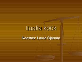 Itaalia köök