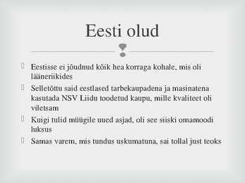 Muutused olmes 1920-1930 Eesti ja maailm #10