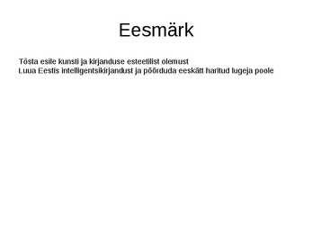 Noor-Eesti #2