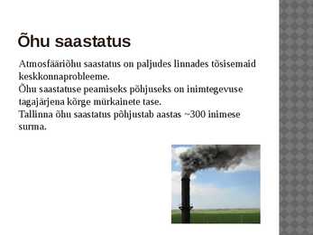 Õhusaastumine #2